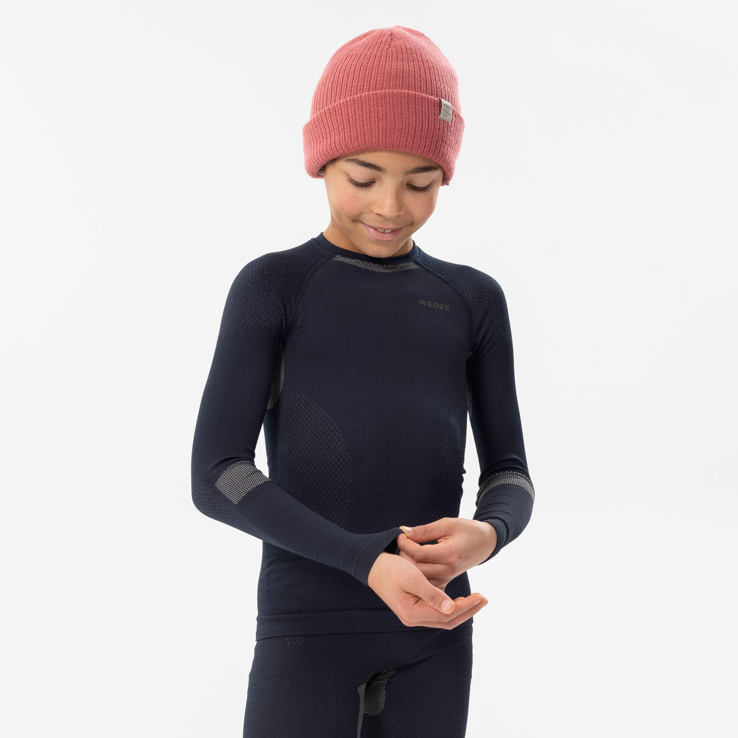 Limited Edition Kids' Seamless Ski Base Layer Top - BL 580 I-Soft - Sandy  Blue store clearance